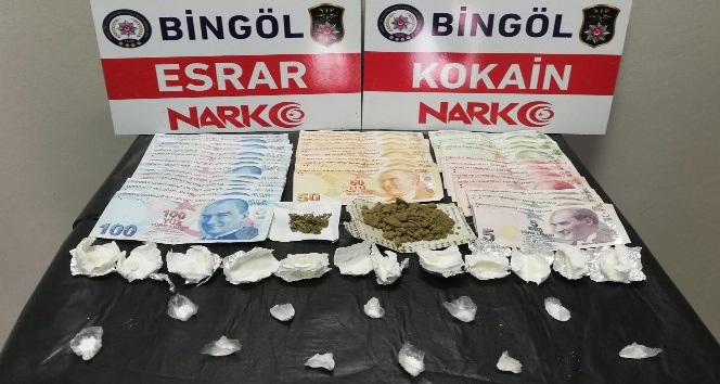 Bingöl’de uyuşturucu operasyonları:  3 tutuklama