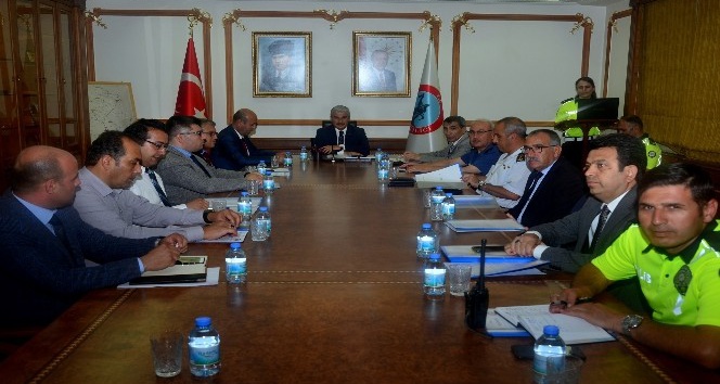 Kırşehir’de trafik verileri değerlendirme toplantısı yapıldı