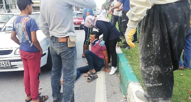 Osmaniye’de otomobille motosiklet çarpıştı: 1 yaralı