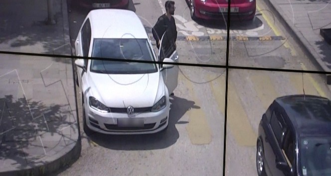 Kamerayı fark etmedi, cezayı yedi