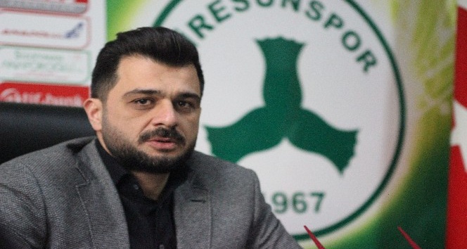 Giresunspor Başkanı Eren: “Hocamızın istediği 13 tane transfer yaptık”