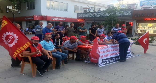 Nakliyat-İş Sendikası işten çıkarıldığı ileri sürülen işçiler için imza kampanyası başlattı