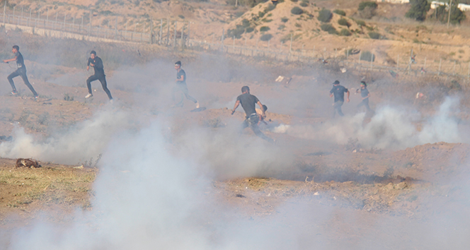 Gazze sınırında 97 kişi yaralandı