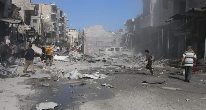 Esad rejimi ve Rus savaş uçakları İdlib’e yine saldırdı
