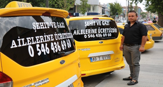 Yedi yıldır, şehit yakınları ve gazileri ücretsiz taşıyor