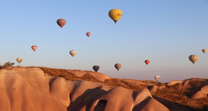 Kapadokya’da balon turları iptal edildi