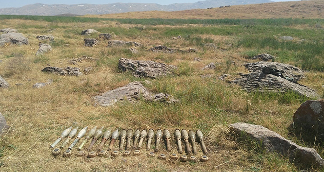 Siirt’te PKK’ya ait patlayıcı ve mühimmat ele geçirildi