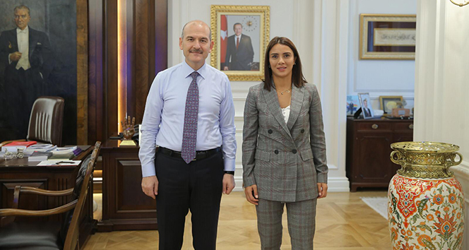 Sabriye Şengül'den İçişleri Bakanı Süleyman Soylu'ya ziyaret