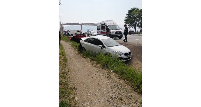 Giresun’da iki otomobil çarpıştı kazası: 4 yaralı