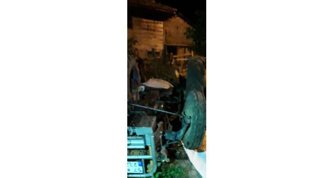 Sinop’ta traktör devrildi: 1 ölü