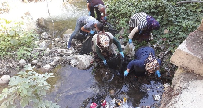 Artvinli köylü kadınlardan örnek alınacak çöp temizliği