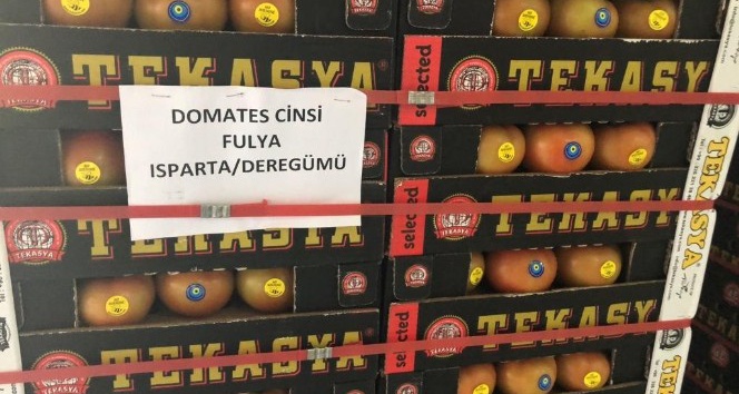 Isparta’dan 3 ülkeye 521 tonluk domates ihracatı