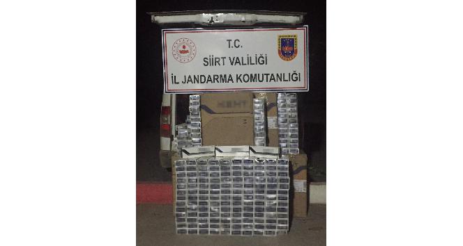 Siirt’te 7 bin 490 paket kaçak sigara ele geçirildi