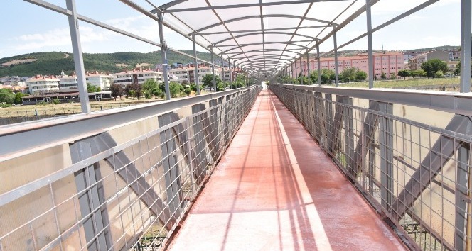 80. Yıl Yaya Köprüsünün onarımı tamamlandı