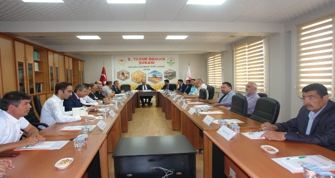 Sivas’ta 3. Tarım Şurası öncesi değerlendirme toplantısı yapıldı