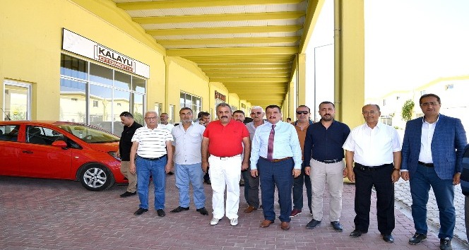 Başkan Gürkan’dan Galericiler Sitesine ziyaret