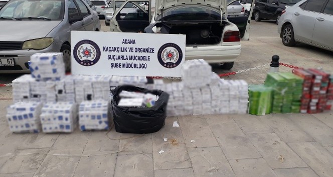 Adana’da 50 bin 90 paket kaçak sigara ele geçirildi