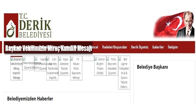 Mardin’de HDP’li belediyeler resmi web sitelerinde Atatürk ve Türk bayrağı resmini kaldırdı