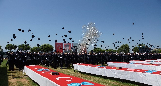 Aydın POMEM’de 459 polis adayı mezun oldu