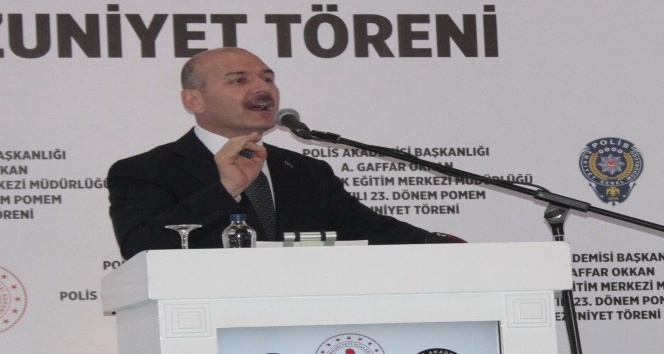 İçişleri Bakanı Soylu, Diyarbakır’da POMEM mezuniyet törenine katıldı