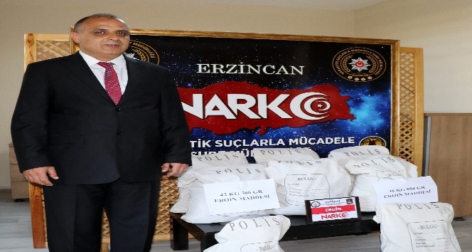 Erzincan’da 3,5 milyon TL değerinde eroin ele geçirildi