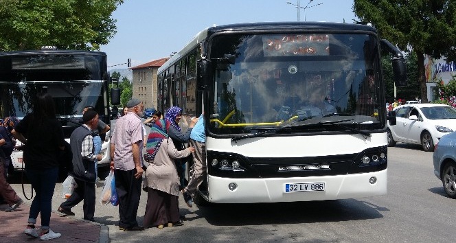 Isparta’da halk otobüsleri bayramın ilk 3 günü ücretsiz