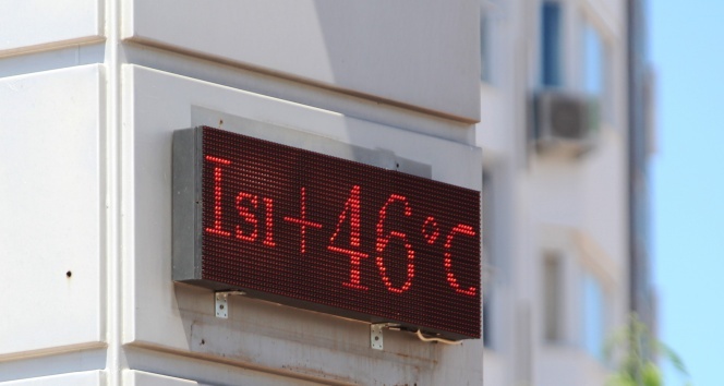 Antalya'da termometreler 46'yÄ± gÃ¶sterdi, sokaklar boÅaldÄ±