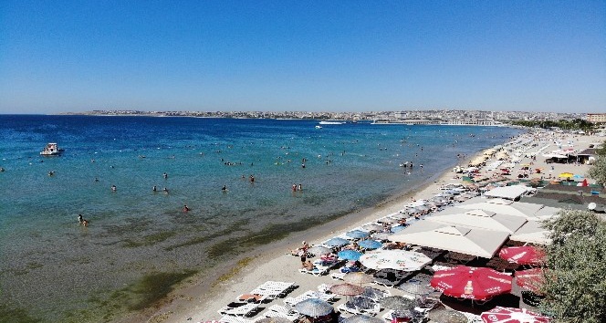 Bayramın son gününde İstanbullular plajlara koştu