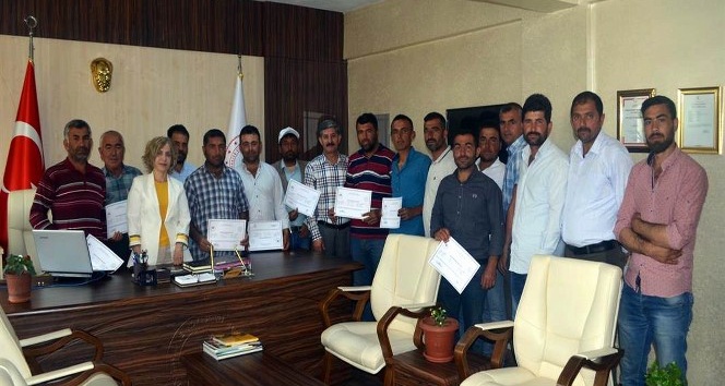 Sürü yönetimi eleman kursunu bitirenlere sertifika