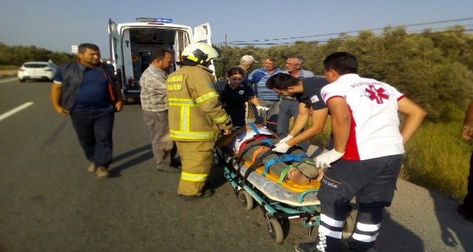 Havran’da trafik kazası: 1 yaralı