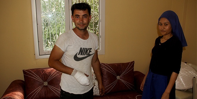 Düğüne 3 gün kala evleri yanan çifte yardım