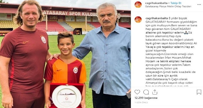 Hakan Balta’nın oğlu Çağrı Balta, Bayern Münih’e transfer oldu