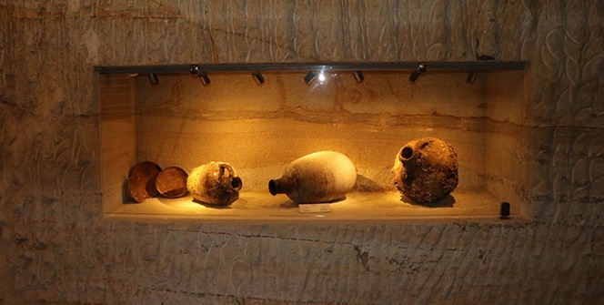 Kapadokya’da 2 bin yıllık anforalar sergileniyor