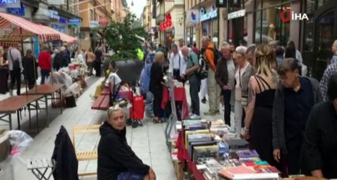 Dünyanın en uzun kitap stantları İsveç’te kuruldu