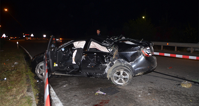 Samsun&#039;da kaza: 1 ölü, 5 yaralı