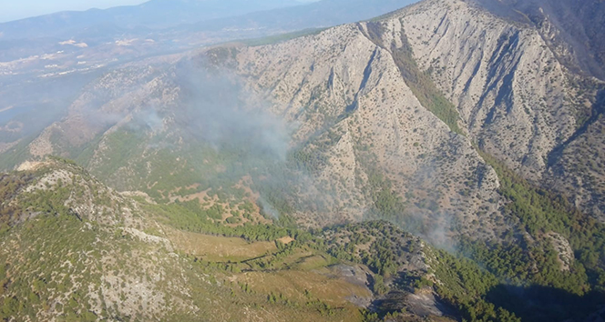 Bodrum’da yangın kontrol altında, Milas’ta çalışmalar devam ediyor