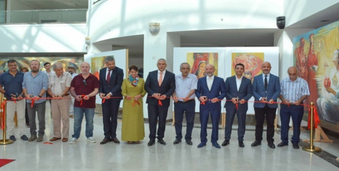 Bakan Taçoy, ‘Kişisel Resim Sergisi’nin açılışını yaptı