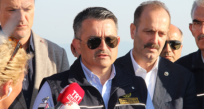 Bakan Pakdemirli İzmir&#039;deki yangının kontrol altına alındığını açıkladı