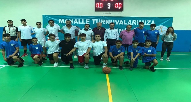 Mahalleler arası basketbol turnuvası başladı