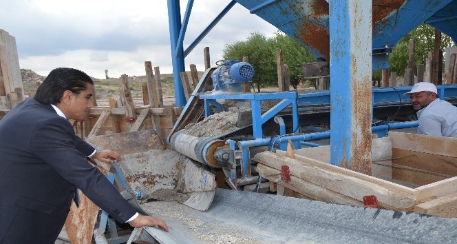 Gülşehir’de kilitli parke taş ocağı faaliyete geçti
