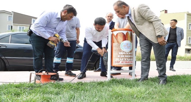 Nevşehir Belediyesi, bayat ekmek kutusu projesini hayata geçirdi