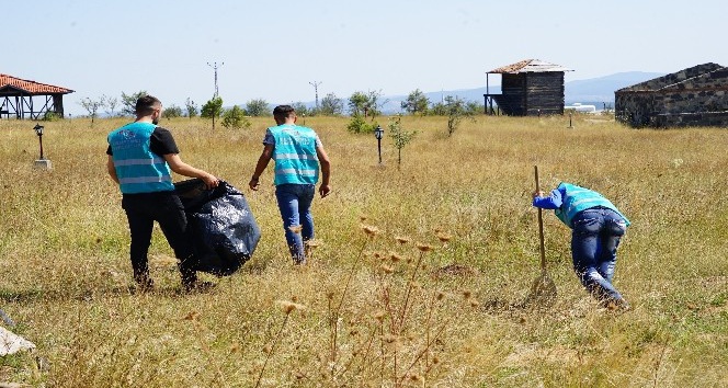 Kastamonu’da hükümlüler kültür köyünü temizledi