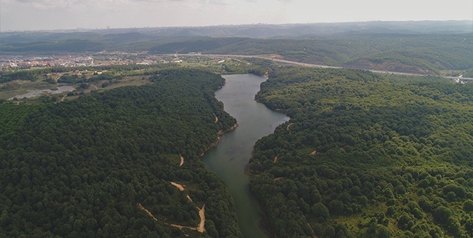 Göktürk Gölet’i manzarası ile kendine hayran bırakıyor