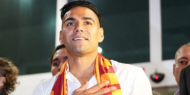 Falcao İstanbul'a geldi