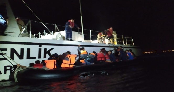 Edirne açıklarında 31 düzensiz göçmen yakalandı
