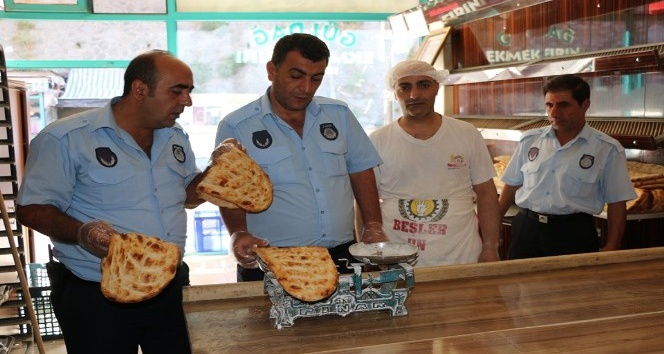 Bitlis’te ekmek fırınlarında gramaj denetimi
