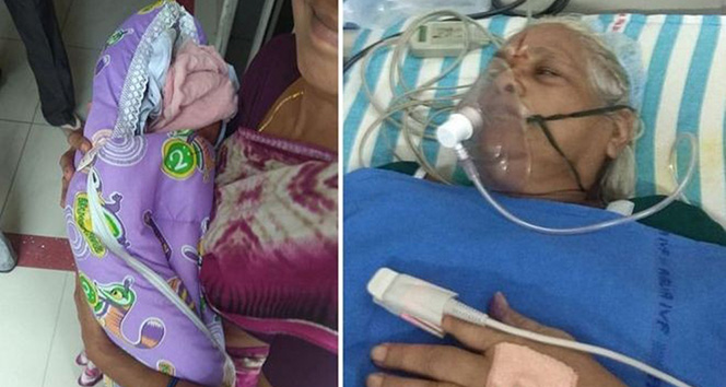 Hindistanlı kadın 73 yaşında ikiz doğurdu