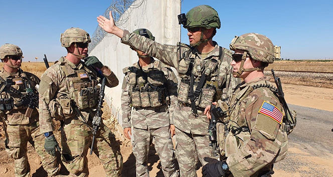 Türk ve ABD askerlerinin müşterek kara devriyesi başladı