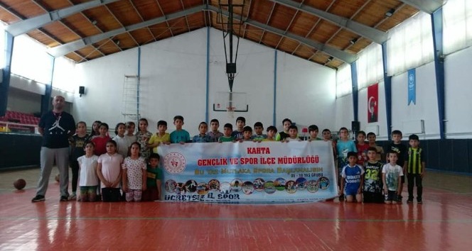 Kahta’da yaz spor okulları sona erdi