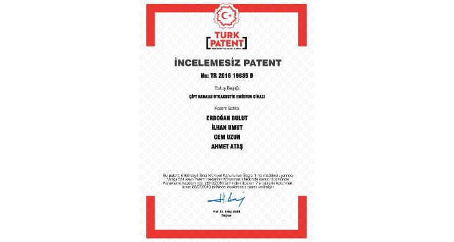 Trakya Üniversitesi Uluslararası İşitme Çalışmaları Uygulama ve Araştırma Merkezi’nden patent başarısı